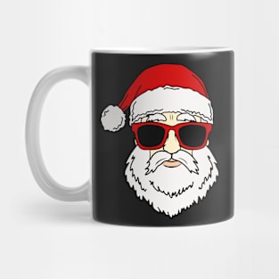 Cool Christmas White Beard Santa Claus Mug